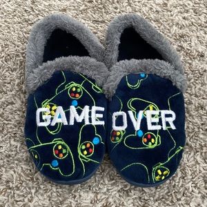 Boys Game Over Slippers